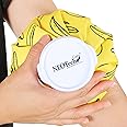 NeoTech Care Ice Bag, Screw Top Fillable, Reusable (Bananas Design, 5 inch)