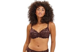 Sans Complexe - Arum - Soutien-Gorge Emboitant en Dentelle avec Armatures - Classique - Uni - Femme