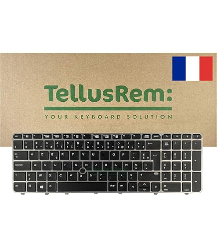 Clavier AZERTY Français Pour HP ProBook 450 G3, 455 G3, 470 G3, 450 G4, 455 G4 - Neuf Générique