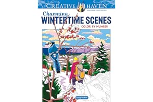 Creative Haven Charming Wintertime Scenes Color by Number