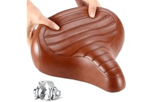 ASTIS Comoda sella per bicicletta ergonomica per uomo e donna, impermeabile, ammortizzante per bici da città, mountain bike, ebike, cyclette