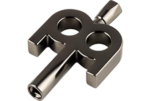 Meinl Stick & Brush Kinetic Drum Key with Black Nickel Plated Finish - Extra Weight For Stability, SB501