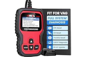 ‎ANCEL ANCEL VD500 OBD2 Diagnosegerät für VW/für Audi/für Skoda/für Seat, Fehlercodes Auslesen und Löschen Motor EPB ABS SRS OBD Öl TPS Zurücksetzen Reset Tool in Deutsch