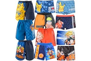Characters Cartoons Manga Videogame Anime - Bambino Ragazzo - Costume da Bagno Slip Parigamba Boxer Mare Piscina - Primavera Estate - Licenza Ufficiale