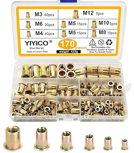 Eichelhutmuttern Aus Stahl Verzinkt - 20 Stück M12 Sechskant-Hutmuttern Für Sichere Verbindungen