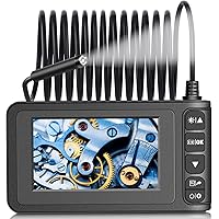 Endoskopkamera Industrielles Endoskop - Fynllur Digitale Inspektionskamera Handheld mit 4,3-Zoll-LCD-Bildschirm 1080P…