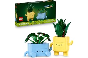 LEGO Botanicals Wesołe roślinki 10349 | Zabawkowe rośliny ozdobne, dekoracja do pokoju, prezent dla dzieci 9+, klocki dla dziewczynki lub chłopca, 217 elementów