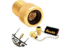 8ACHT Fahrradventil Adapter I Schlüsselanhänger I Französisches Ventil Adapter SV Sclaverand DV Dunlopventil auf Auto AV Autoventil I Schrader Presta für Dunlop I Fahrrad-Zubehör Reifen Set