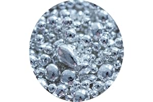 ARANATO Silver Granules Silver Granules Fine Silver Ag 99.99 Pure Element Silver Nuggets (10)