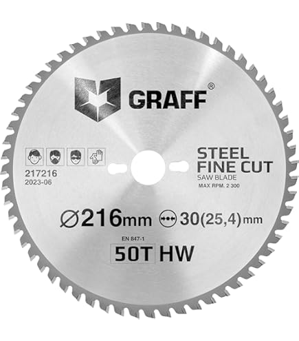 Lame De Scie Circulaire 305x30/25 Mm Pour Acier Et Inox - Weller INOXCUT, Coupe Métaux Non Ferreux