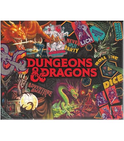 Clementoni 1000 Teile Puzzle – Dungeons & Dragons HQ Collection 70x50 Cm Clementoni 1000 Teile Puzzle – Dungeons & Dragons HQ Collection 70x50 Cm