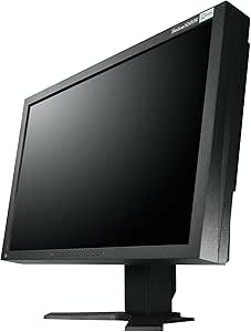 Eizo S2431WH-BK 61 cm (24 Zoll) Widescreen LCD Monitor DVI-I, DSub mit USB-Hub (Kontrast 1000:1, 6ms Reaktionszeit) schwarz, S&auml;ulenstandfu&szlig;