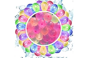 ZZRSYJ 222 PCS Ballons d'eau Color, Bombe a Eau Ballon, Ballons d'eau Avec Fermeture Automatique, Ballons d'Eau à Remplissage Rapide, Ballons d'eau Enfant, Idéal pour Summer Party Game Outdoor