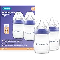 Lansinoh Biberon In Vetro Da 160 Ml Con Tettarella Flusso Lento - Ideale Per Neonati - Foto 8