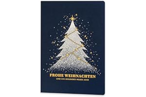 ‎ART NUVO Art Nuvo Weihnachtskarten mit Umschlägen und Einlagen – Set von 10 exclusiven Weihnachtskarten