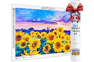 ARTDOT 5D Diamond Painting Kits for Adults, Licensed Full Drill Diamond Art Kits for Home Wall Decor, Gifts for Women Mum Girl(35x50cm)