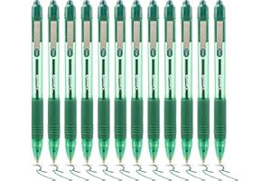 Zebra Pen Z Grip Green Pens Ballpoint, Smooth & Comfortable Ballpoint Pens with Pocket Clip, Retractable Ballpoint Pens with Green Ink, Reliable Biro Pens Multipack for Everyday Use - Med Point, 12pk