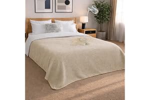 Dreamzie Vattentät Filt för Säng och Soffa 152x203cm - Hund-/Bilfilt - Vändbar & Maskintvättbar Fleece Vattentät Pläd