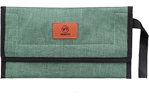 FIREDOG Borsa a prova di odore con serratura e custodia a prova di odore per viaggi (verde, 30 x 10 cm)