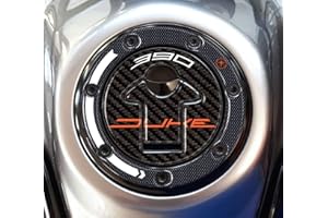 labelbike - 3D Gel-Harz Aufkleber Dekoration und Schutz des Motorrad-Tankdeckels kompatibel mit KTM 390 Duke 2017-2023