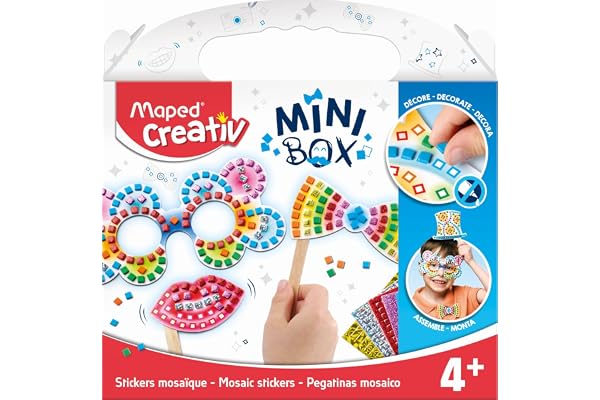 Maped Creativ - Kit mosaïques accessoires photobooth - Loisirs créatifs enfants