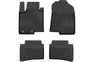 MOTOS Gumowe dywaniki samochodowe pasują do Hyundai Bayon od 2021 Popraw swój komfort podróży z dywanikiami antypoślizgowymi No.77- Dywaniki samochodowe na każdą pogodę, ochrona przed zabrudzeniami