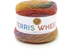 Lion Brand Yarn Company 217-605 Ferris Wheel Yarn, Buttercup, One Skein