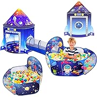 Set Tenda Gioco Con Tunnel E 200 Palline - 320x100x135cm | Per Bambini Da 1 Anno - Foto 5