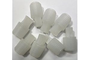 DEXIERP Bouchon de Bouchon à Insert Conique nervuré Protection Force pour Ouverture de Bouteille de Tube de Filetage à Trou ID 29/32 "15/16" 22,5-24 mm (Paquet de 10) Caoutchouc réutilisable