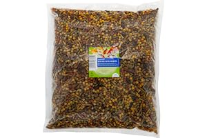 UGF - KOI-blandning med insekter, 2 kg, Proteinrikt KOI-foder & karp-foder för hälsosamt tillväxt & färg - Fiskfoder damm, Fl