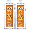 Earth Friendly Products ECOS Dishmate Dish Liquid, Apricot 25 oz. (Pack of 2)
