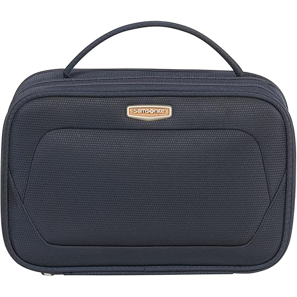 Samsonite Respark Toilet Kit | Borsa Da Toilette Impermeabile | Weekender Elegante | Colore Ozone Black