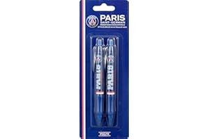 Paris Saint-Germain Stylo Bille rétractable PSG X 2 - Collection Officielle
