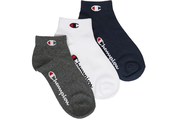Champion Socks Basics 3pk Quarter Socks Calcetines Unisex adulto (Pack de 3)