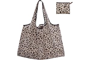 FenFang Duża składana torba na zakupy, torba na zakupy wielokrotnego użytku, torby na zakupy z owocami, tkana torba na zakupy, przyjazna dla środowiska, zmywalna torba na zakupy, 56 x 67 cm