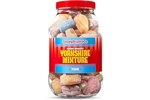 CandyStripedCo - Yorkshire Mixture Retro Sweets Gift Jar - Traditional Sweets