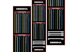 Designa Darts Mat Checkouts Tapis de fléchettes Ultra résistant avec Dos antidérapant