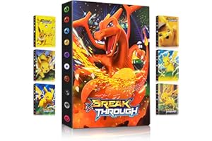 ANNUZOQ Sammelalbum für Karten,Sammelkarten Album,Hefte für Karten,30 Seiten - für 240 Karten,Sammelkarte Sammelalbum