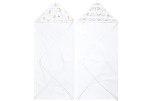 aden + anais essentials Toalla con capucha Winnie + Friends – 2 unidades