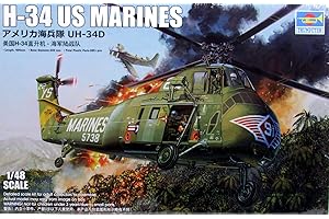 Trumpeter 002881 1/48 H-34 US Marines Kit de modélisme, différents