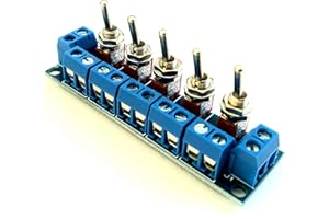 Rk Education RKswitch1 V2 Module de commutation à bascule pour modélisme ferroviaire Idéal pour l'éclairage et les accessoires - Toggles filetés construits