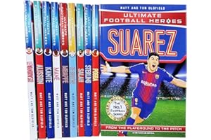 Ultimate Football Heroes Series 2 by Matt & Tom Oldfield 10 Books Collection Set (Suarez, Pogba, Sterling, Salah, De Bruyne, Mbappe, Mane, Kante, Alisson & Lewandowski)
