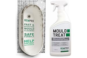 Rempro 1Ltr Anti Mould Spray,Mould Treat Wall & Ceiling Preparation Spray – Safe, Anti Mould & Mildew, Removes Mould Stains from Walls, Tiles, Bathroom Seals & More – Ready-to-Use