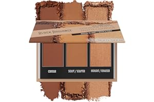 Black Radiance True Complexion Contour Palette, Medium to Dark, 0.38 Ounce