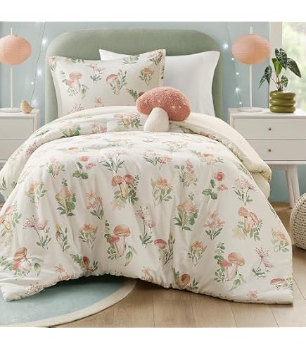 Ensemble Courtepointe Blooming Prairie – 3 Pièces (complet/queen), 100% Coton, Neuf