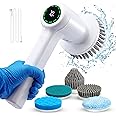 YAMASIKING Electric Scrubber for Cleaning Bathroom Brush: horsepower Spin Power Shower Cleaner Handheld Portable