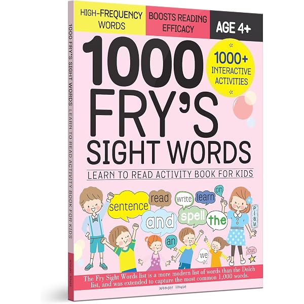 マイヤペン Baby All 絵本40冊 220　Sight Words 他 500 Fry's Sight Words – Learn to Read Activity Book for Kids: Book