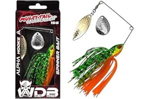 ‎ANGEL-BERGER Wild Devil Baits Multi Tail Spinnerbait Spinner Bait Kunstköder Spin Jig Angelköder Barsch Hecht Zander
