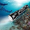 BlueFire Scuba Diving Torch, 1200 Lumens, 150 Meters, 3 Lighting Modes, Suitable for Diving, Climbing, Camping, Fishing