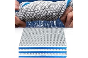 ALGASAN Mousse Filtre Aquarium, Filtre pour Aquarium, Ouate Aquarium, Filtre en Mousse Biochimique D'aquarium, Éponge Filtrante Biochimique Pouvant Être Coupés À n'importe Quelle Taille（25x11CM）